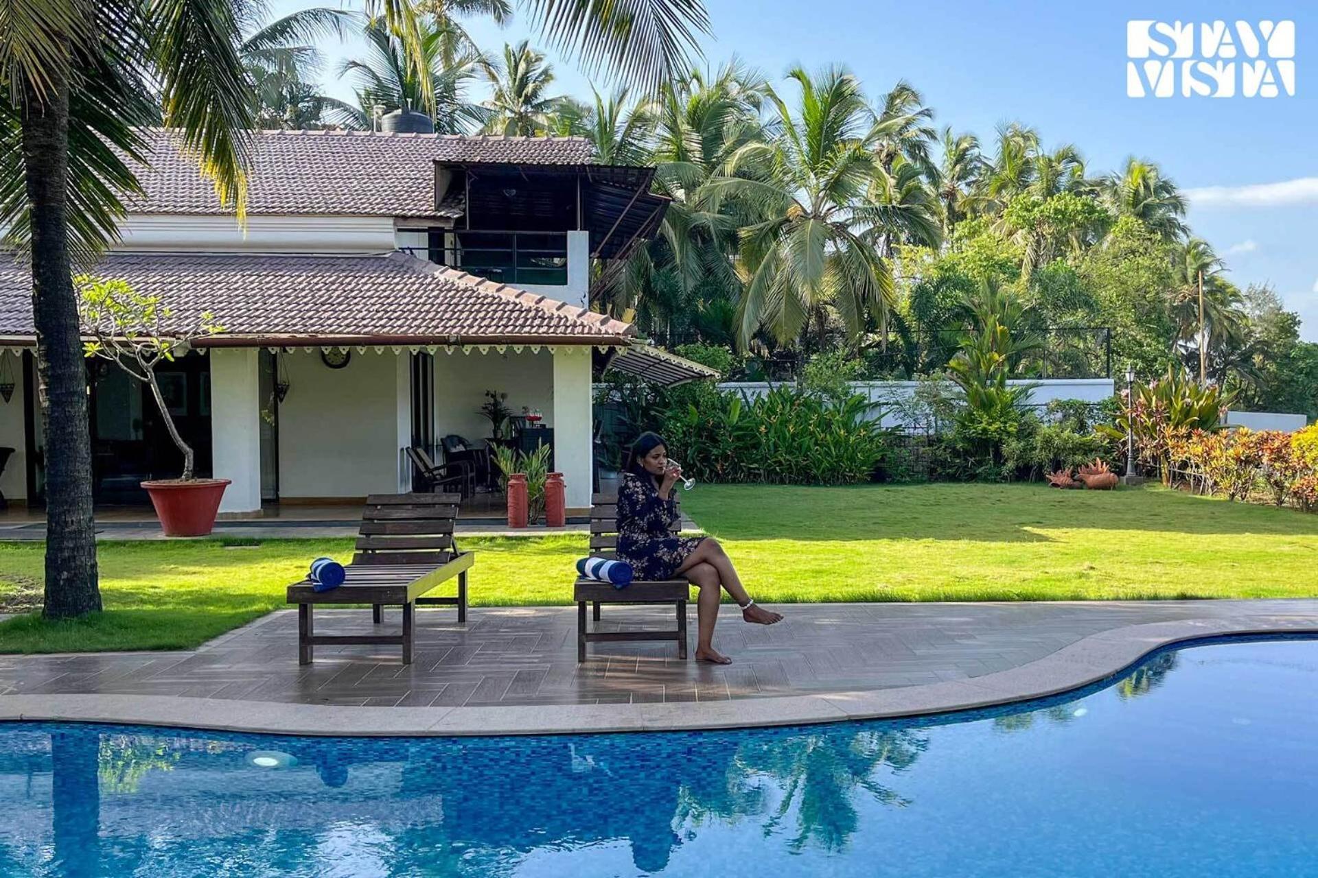 Stayvista At Wings On Water - Riverview Villa With Pool Anjuna Exterior foto